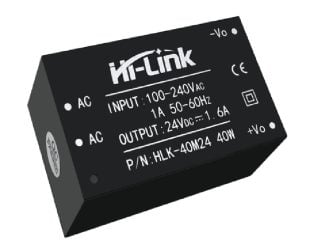 HLK-40M24 AC-DC Isolation Voltage Stabilized switching Power Supply Module 220V to 24V40W gallium nitride GaN power module