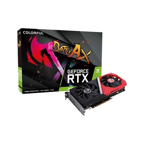 Colorful GeForce RTX 3060 Battle AX Duo 12GB V2-V GDDR6 Graphics Card