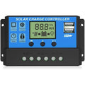 20A Intelligent LCD Solar Controller with USB Output Port