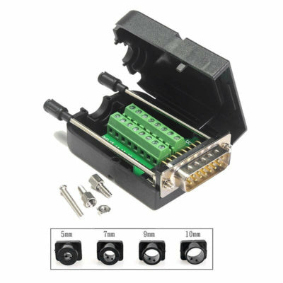 DB15 Male to Screw Terminal Breakout with Case