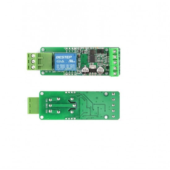 12V Modbus RTU 1 Channel Relay Module, Support RS485/TTL Communication