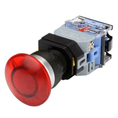 ProMax 22MM Emergency Stop Switch Plastic Mushroom Head with led-24VDC