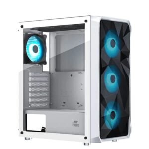 Ant Esports ICE-112 ARGB White (ATX) Mid Tower Cabinet