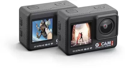 DIGITEK GoCAM DAC-101 5K 30FPS WiFi Ultra HD with 6-Axis Gyro EIS Stabilization 150° WideAngle Sports and Action Camera  (Black, 48 MP)