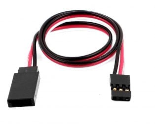 SafeConnect Flat 15CM 22AWG Servo Lead Extension (Futaba) Cable