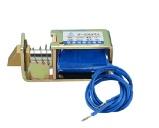 DC 12V 1A 10mm Stroke 15N Force Open Frame Solenoid Door Lock