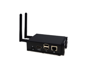 EDATEC ED-CM4SEN baseboard with WIFI Antenna 4G Module Metal Case 1GB RAM and 8GB EMMC - The Tech Depot