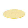 Soldering Iron Tip Cleaning Yellow Round Sponge  Dia 5cm