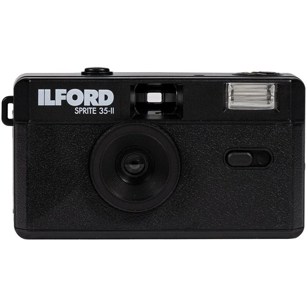 Ilford Sprite 35mm II Reusable Film Camera in Colour with Built-In Flash & Optical View Finder