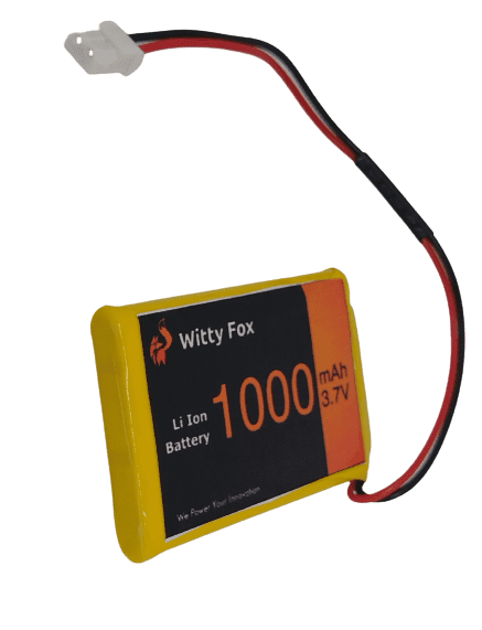 Witty Fox 3.7V 1000mAh Li-Ion Battery