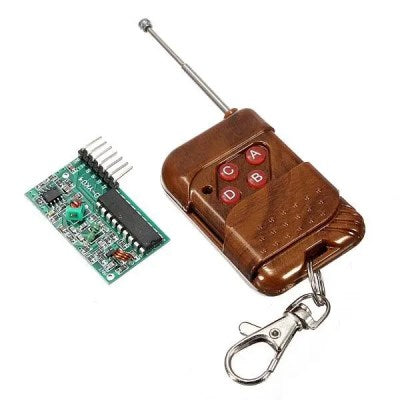 4 Channel Wireless Four Button RF Remote Control Transceiver Module 315Mhz