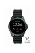 FOSSIL Mens 44 mm Gen 5E Full Color Display Dial Silicone Digital Watch - FTW4047I