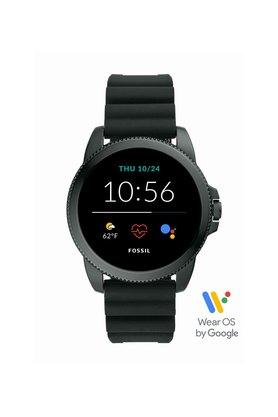 FOSSIL Mens 44 mm Gen 5E Full Color Display Dial Silicone Digital Watch - FTW4047I