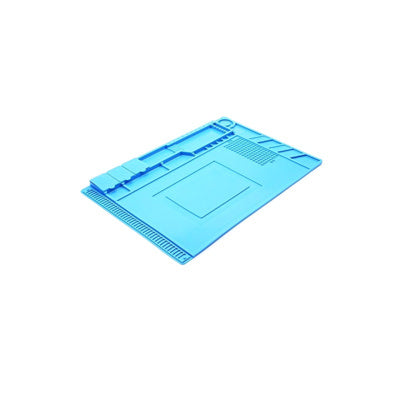Anti Static Magnetic Heat Insulation Workbench Mat Blue - Large 450x350mm