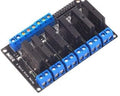 6 Channel 24V Relay Module Solid State Low Level SSR DC Control 250V 2A with Resistive