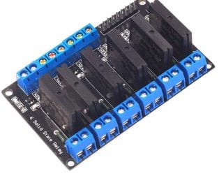 6 Channel 24V Relay Module Solid State Low Level SSR DC Control 250V 2A with Resistive