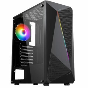 ZEBRONICS Agon Mid-Tower Premium Gaming Cabinet Black
