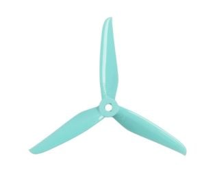 Foxeer DalProp Cyclone Triblade T5143.5 V2 Propeller 2 Pair CW+CCW-Teal