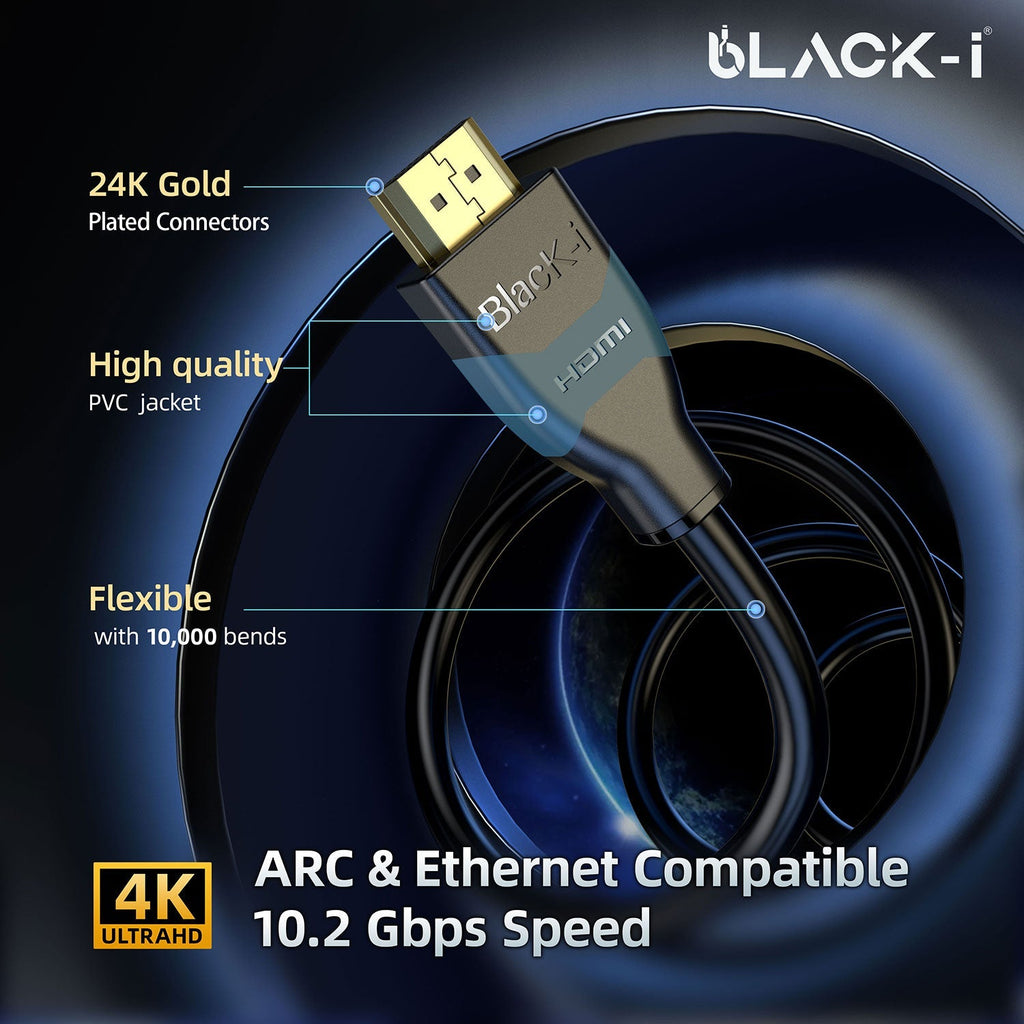 Black-i HDMI 2.0 4k Cable 10M 4k@30Hz