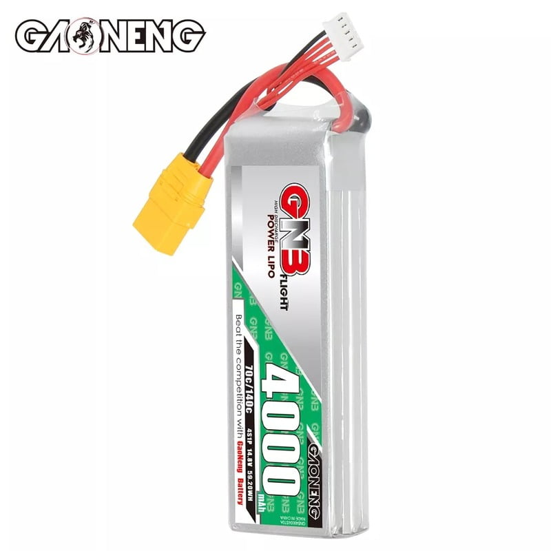 GNB 4000mAh 4S1P 14.8V 70C Lipo Battery