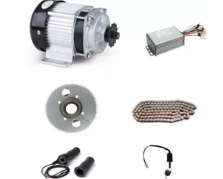MY1020Z 600W 36V (GB)+Motor Controller+Accelerator+Brake Kit