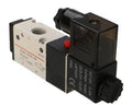 DC12V 1/4” 3 Way 2 Position Pneumatic Solenoid Valve for Water Air Gas