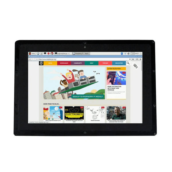 10.1 inch Raspbery Pi Waveshare Touch Screen Display with Case