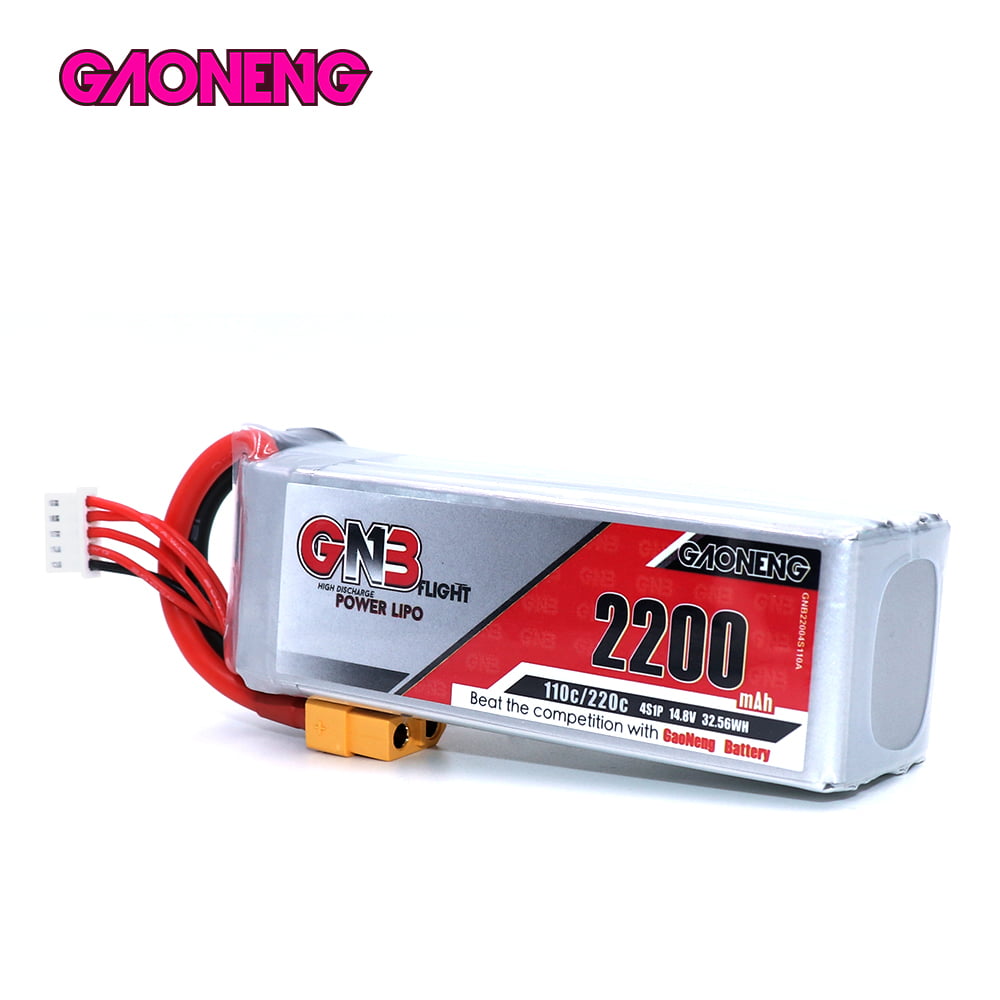 GNB 2200mAh 4S1P 14.8V 110C Lipo Battery