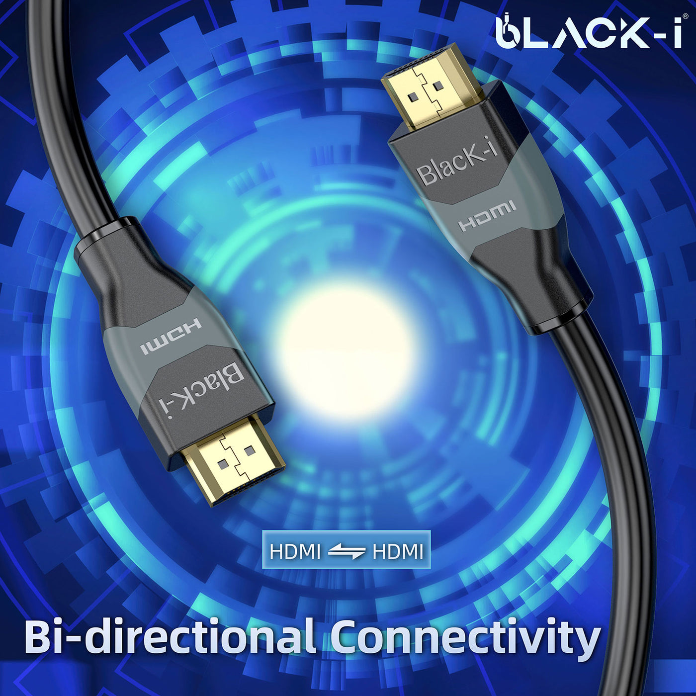 Black-i HDMI 2.0 4k Cable 1M 4k@60Hz