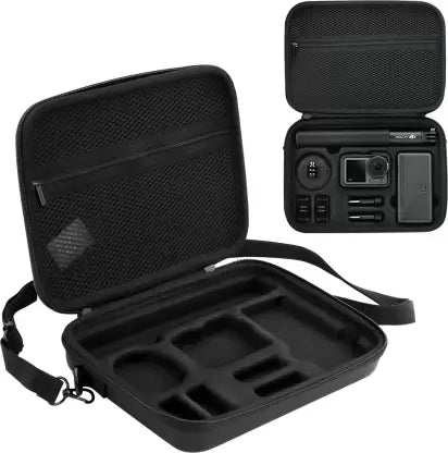 HANNEA Carrying Case for DJI OSMO Action 3/Action 4 Camera Camera Bag  (Black)
