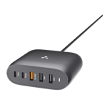 Ambrane Raap Hub 75W Multi-Port Charger ( Black )