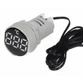 ProMax Temperature Indicator Display Panel LED 22mm AC 50-380V White