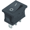6 A 250V 3 pin SPDT ON-OFF Rocker Switch (JL MRS 102 BK)
