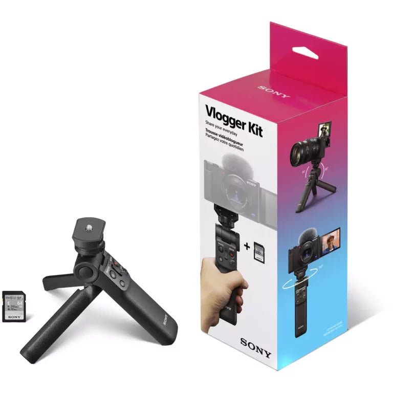 Sony ZV-E10 Mirrorless Camera with 16-50mm Lens and Content Creator Kit (Black)