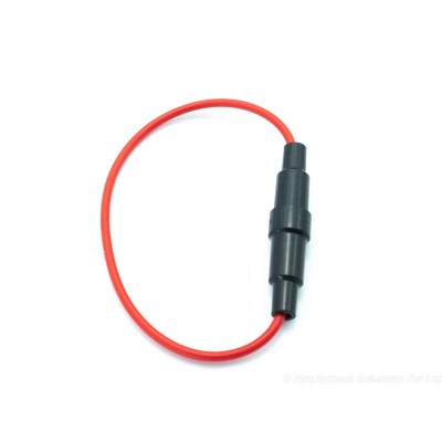 Fuse Holder Inline Screw Type With 1015 18 AWG Wire