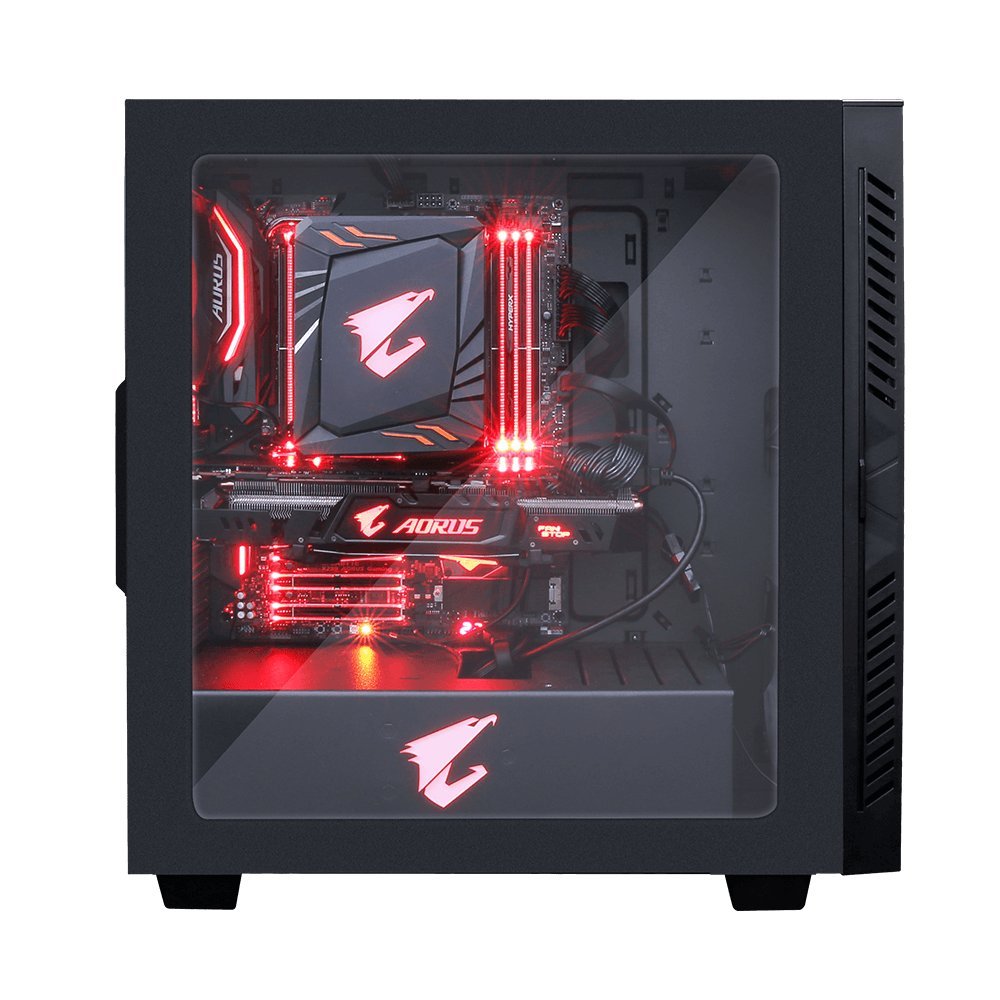 Aorus Gigabyte AC300W Mid-Tower PC Case(Black)