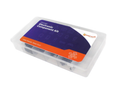 Orange 225PCS Black NBR Sealed Ring Heat Resistant 100°