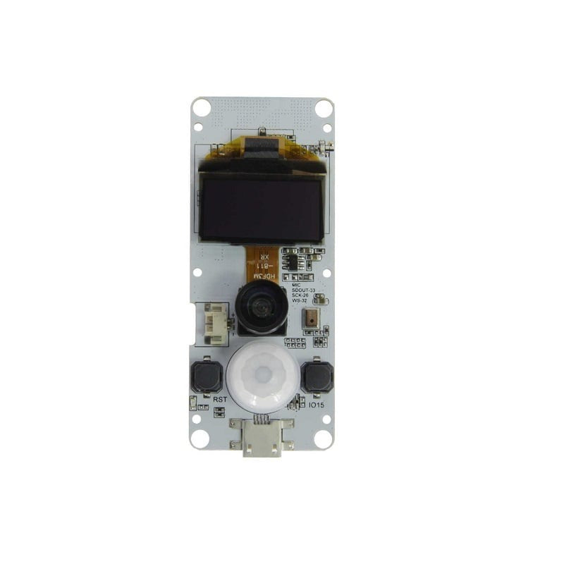 TTGO_OV2640_1.3_Inch_T_Camera_Plus_Fish_eye_Lens_Rear_Camera - The Tech Depot