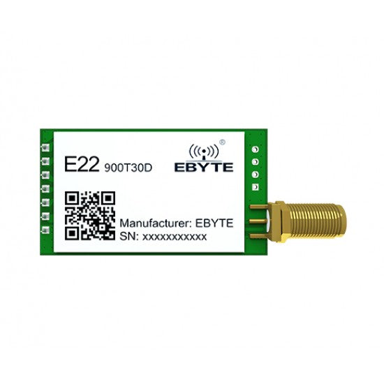 E22-900T30D UART/SX1262 868/915 MHz 30dBm DIP LoRa Wireless Module