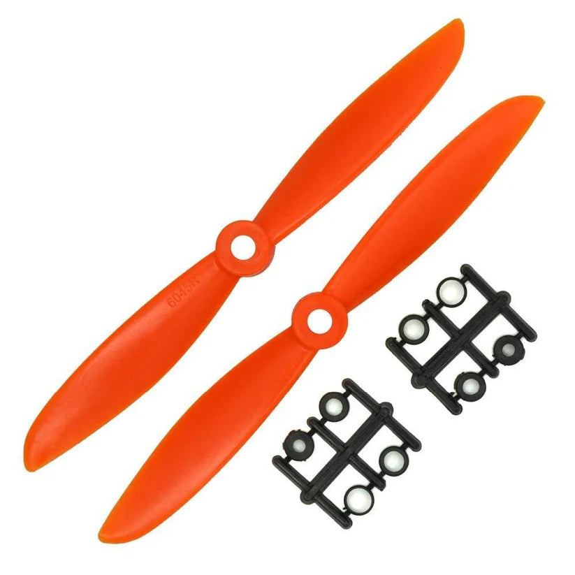 1 Pair Quadcopter 1045 Carbon Fiber CW CCW Propeller for DJI F450 10x4.5 Orange