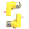 60 RPM L Shaped Single Shaft BO Motor (2 pcs)