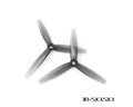 HQProp 3D-5X3.5X3 Grey (2CW+2CCW)-Poly Carbonate Triblade Propeller