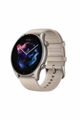 AMAZFIT Unisex 45 mm GTR 3 Grey Dial Silicone Amoled Smart Watch - A1971