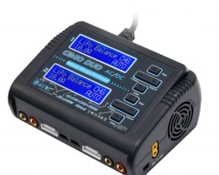 HTRC C240 DUO AC 100-240V DC 11-18 V LiPo LiFe / Li-ion/NiCd/NiMH/Pb Multi Charger/Discharger