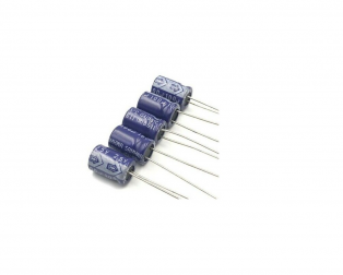 100uF 25V Electrolytic Capacitor – -(pack of 10) - The Tech Depot