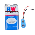 FIW 6F22 9V Battery with Connector