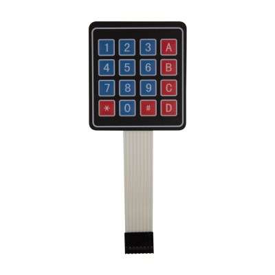 16 Key 4 X 4 Switch Keypad Membrane for Arduino, ARM and other MCU
