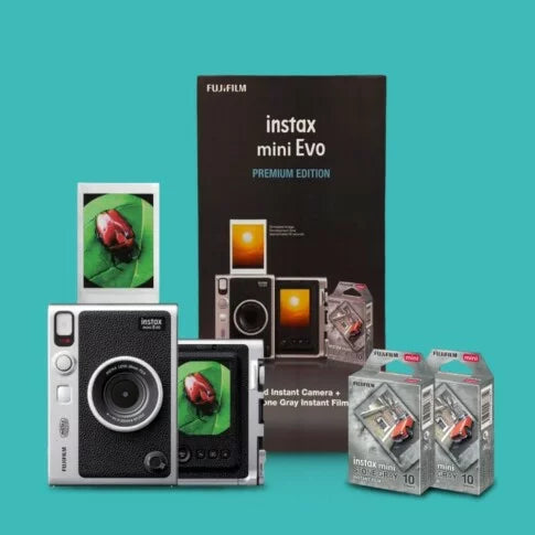Fujifilm Instax Mini Evo Premium Edition Stone Gray