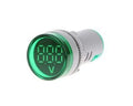 Green AC20-500V 22mm AD16-22DSV digital voltmeter Indicator with Big Digital Tube