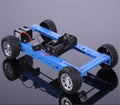 DIY Blue Electric 4-wheel Drive Remote Control Car Model